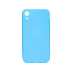 Capa de Silicone com Moldura de Câmera para Apple iPhone XR Azul Capa de Silicone com Moldura de Câmera para Apple iPhone XR Azul